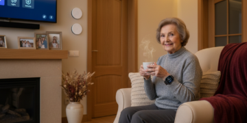 Beste zorgtechnologie voor zelfstandig wonen - een warme en veilige thuisomgeving met slimme technologieën zoals bewegingssensoren, slimme verlichting en een smartwatch." Laat me weten als je nog meer hulp nodig hebt!