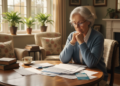 Oudere persoon die zorgdocumenten doorneemt, passend bij het thema zorgverzekering voor ouderen.